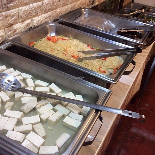 Some of the selections offered by Han Gwa Chae. The noodles are delicious! We also discovered acorn jelly for the first time in here, too! at Han Gwa Chae - 한과채 in Seoul