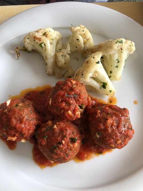 Polpette di lenticchie con sugo della nonna  at Hotel Ristorante Onda Azzurra in Albisola Superiore