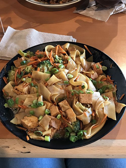 Vegan padseeew with tofu at Vida Eatery  in Bakersfield