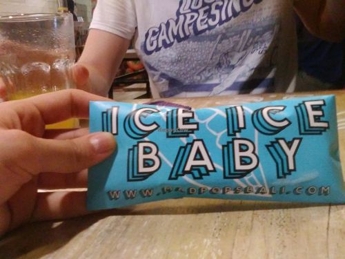 mango ice cream ;) at Roti Daal in Canggu