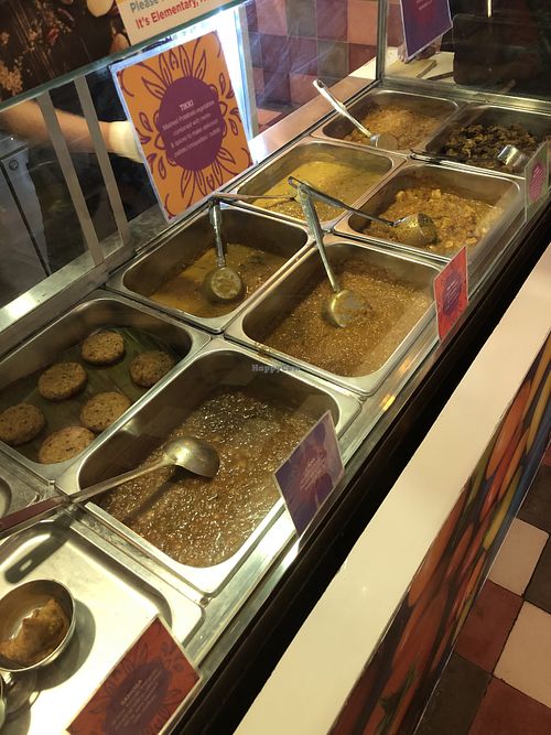 Daily changing dishes at Roti Daal in Canggu