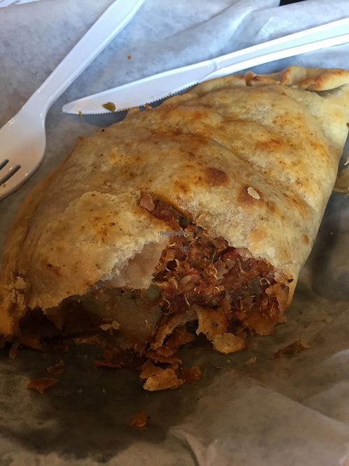 Vegan pasty ( Quinoa and vegetables )  at Palominos in Keystone