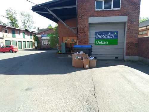 From the main road at Bioladen in Uelzen