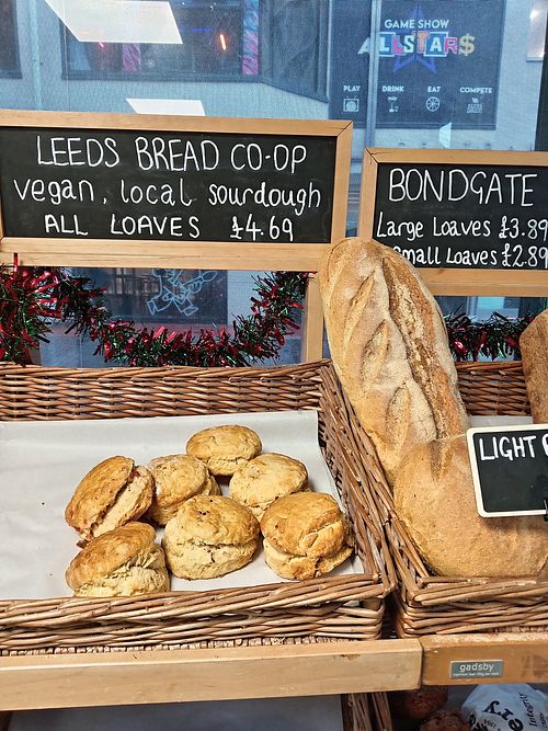 Scones and loaves at Out of This World in Leeds