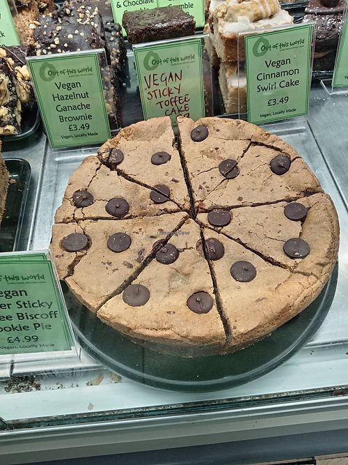Sticky Toffee Biscoff Cookie Pie at Out of This World in Leeds