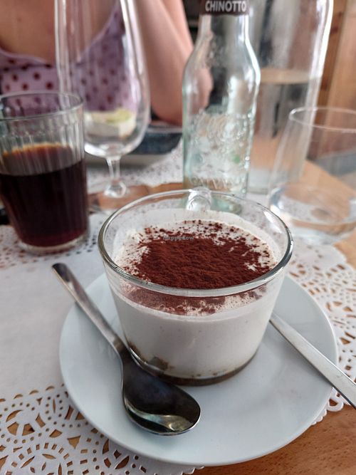 Vegamisu, delicious!!! at Veg Joy in Rome