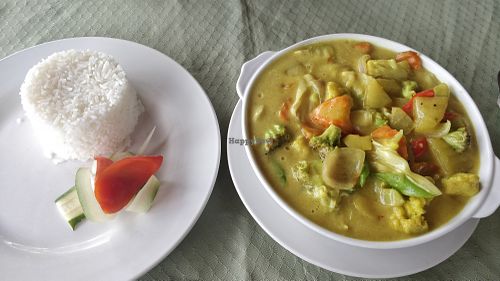 Filipino Vegetable Curry at Oasis Resort Restaurant in Panglao