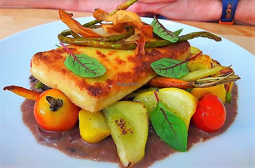 Crispy tofu at Vegolution in Saint John