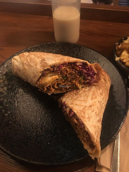 Dürüm  at Attila Hildmann Organic Snackbar II in Berlin