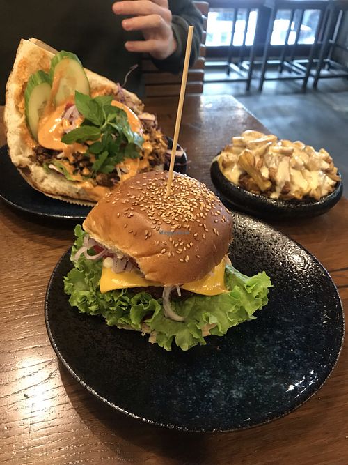 Full Meal at Attila Hildmann Organic Snackbar II in Berlin