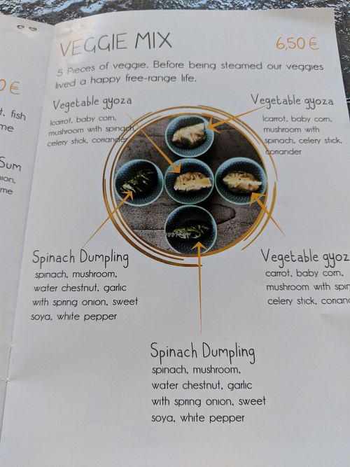 Menu at Dim Sum Yum in Paphos