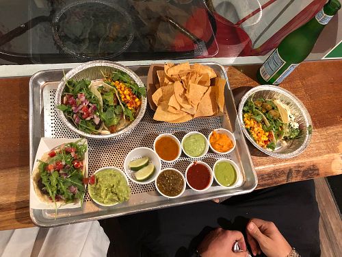 Vegan tacos!  at Screaming Goat in Sarasota