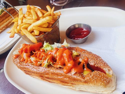  Italian!!! Yummy ( cheese out) at Hot Doggern in Berlin