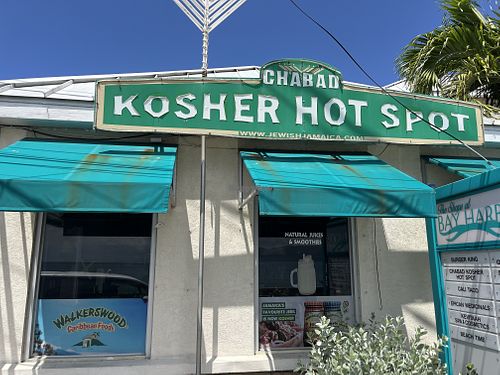   at Chabad Kosher Hot Spot in Montego Bay