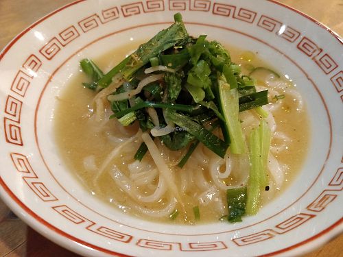 We are asked miso noodles at Lounge Kado in Okayama