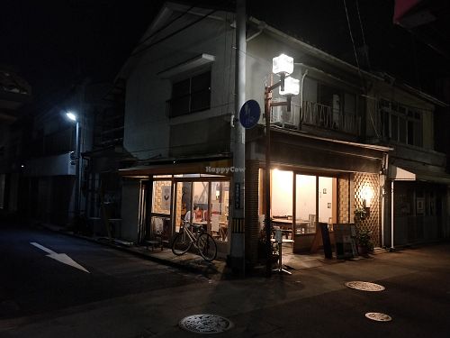 Restaurant is at the junction at Lounge Kado in Okayama