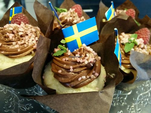 Cupcakes at Glutenfria Paradiset in Ystad