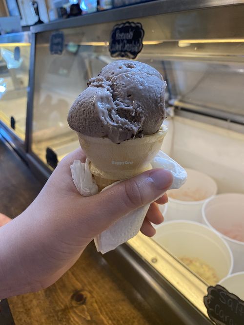 Vegan GF cookie dough  at Orange Cycle Creamery in Tarpon Springs