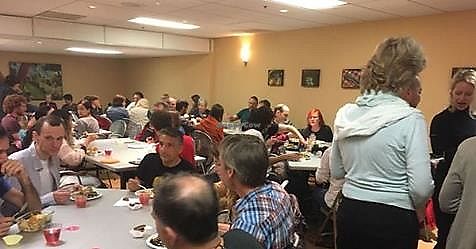 Family-style dinners with great conversation! at San Francisco Wellness Central in San Francisco