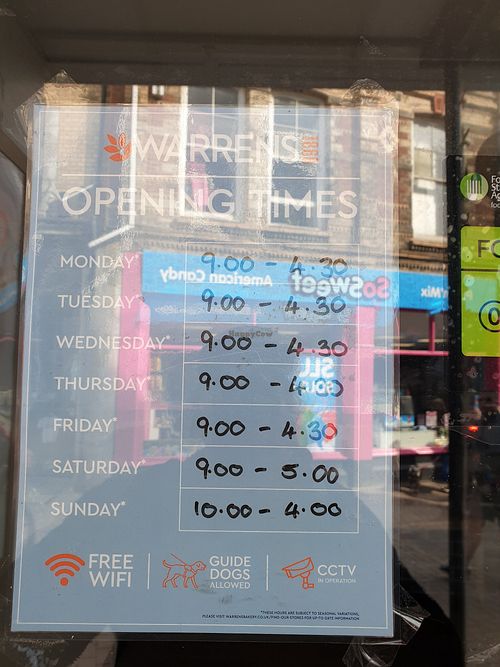 Times at Warrens Bakery in Newquay
