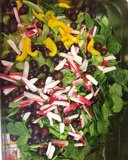 fruits and vegetables salad  at Estin in Copenhagen