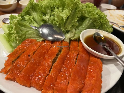 Suckling pig 8/10  at New Fut Kai Vegetarian 新佛界素食 in Central Singapore