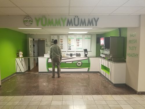 Counter at Yummy Mummy in Oklahoma City