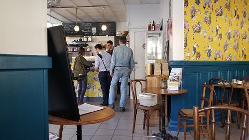 Inside at Cafe Mutin in Geneva