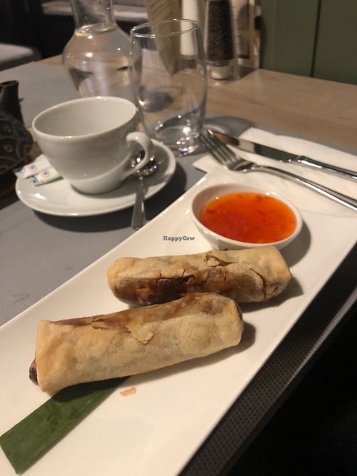 Spring rolls at Manna 68 in Gdansk