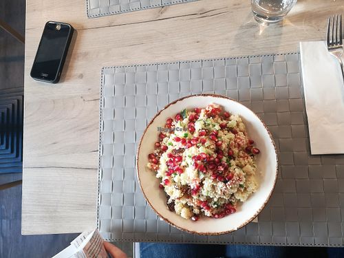 Couscous salad at Manna 68 in Gdansk