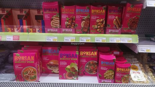 Vegan patties at As Nature Intended - The Exchange Building in London