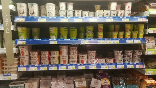 Vegan yogurtq at As Nature Intended - The Exchange Building in London