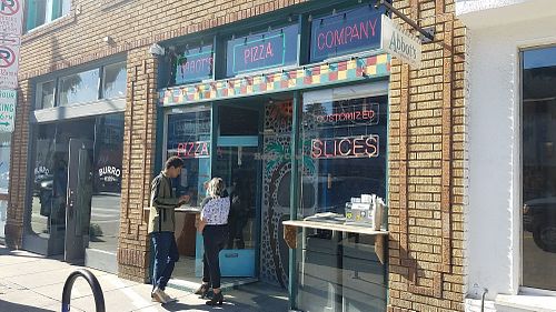 Outside at Abbot's Pizza in Venice