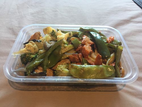 1 main, 4 sides for 16,50 - soooo good!! at Vegan for Longevity & Health in Auckland