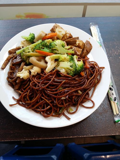 Yummy!  Great food for $12.50  at Vegan for Longevity & Health in Auckland