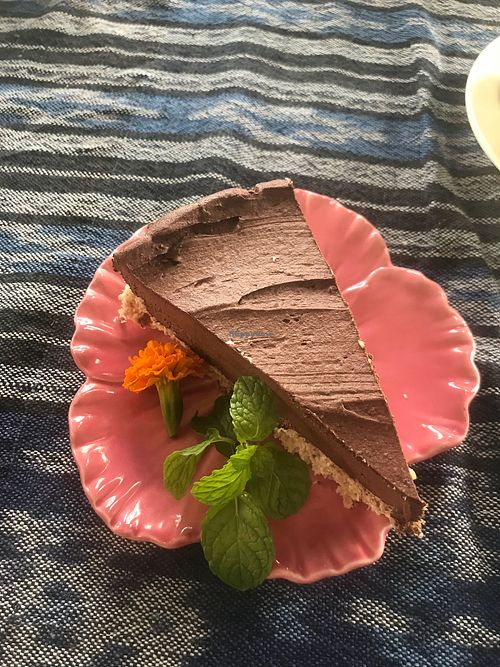 Vegan Cake  at Ebb and Flow Cafe in Mission Beach