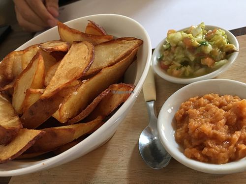 Papas Bravas at Taqueria Fantasma in Montevideo