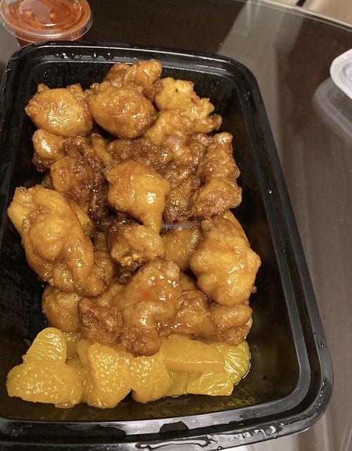 Orange Chicken   at Chef Kenny's Asian Vegan Cuisine in Las Vegas