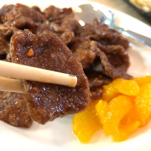Crispy Orange Beef at Chef Kenny's Asian Vegan Cuisine in Las Vegas