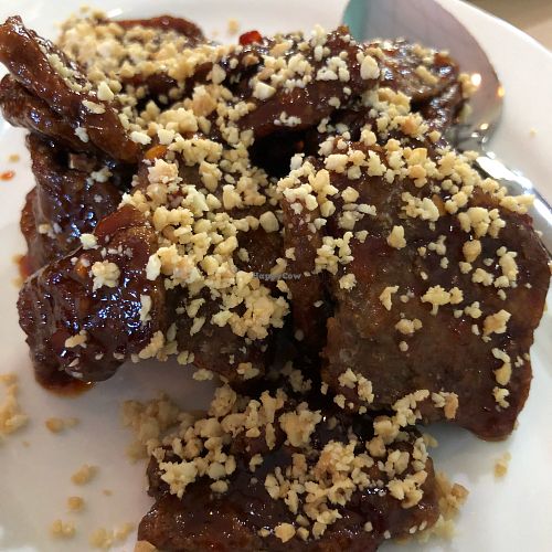 Crispy Beef at Chef Kenny's Asian Vegan Cuisine in Las Vegas