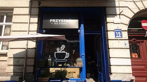 Outside of the Café at Przystan in Szczecin