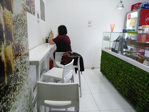 Space for sitting at Mr. CigKofte in Bucharest