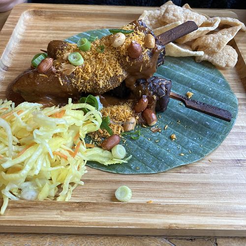 Vegan sate  at Vlint 21 in Borger