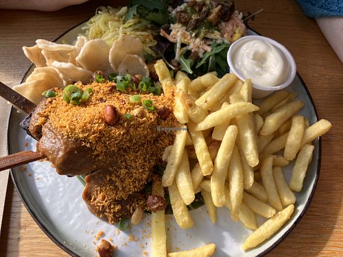 Tempeh saté   at Vlint 21 in Borger