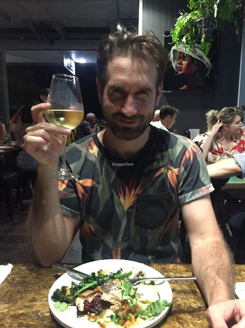 This Chardonnay is as delicious as it looks.  at Greenhouse Canteen & Bar in South Brisbane