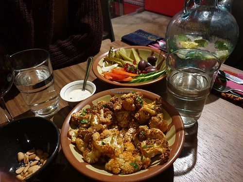 Cauliflower at Leyla Lebanese Cuisine in Vilnius