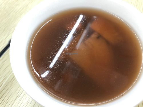 soup at V+ Vegetarian Restaurant in Kowloon