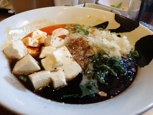 Vegan ramen at JINYA Ramen Bar in Fairfax