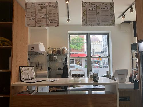 Counter  at Ambrosia Elixirs in Brooklyn