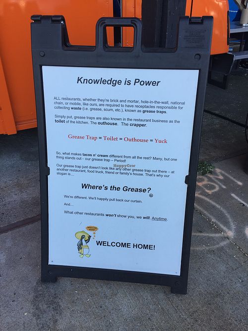 Knowledge is Power at Tacos n' Cream in Vancouver